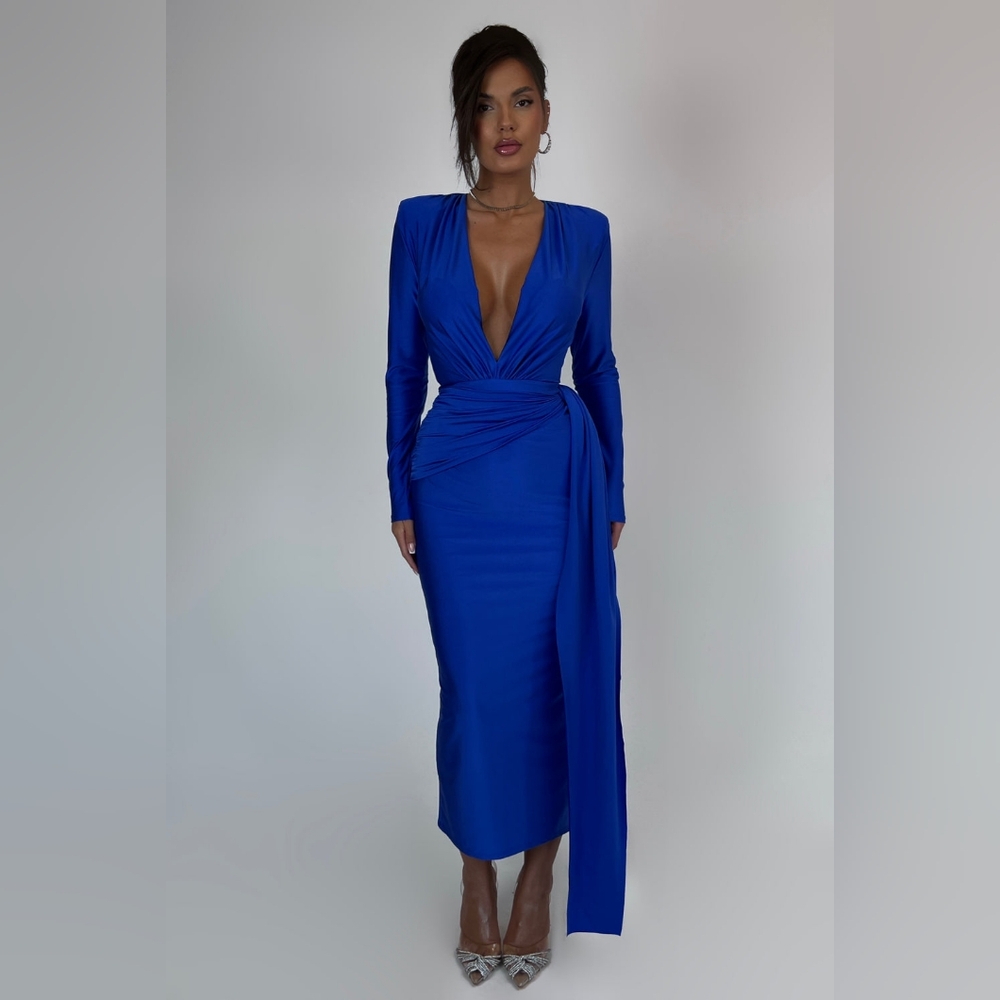 Arabella Royal Blue Dress, Large
